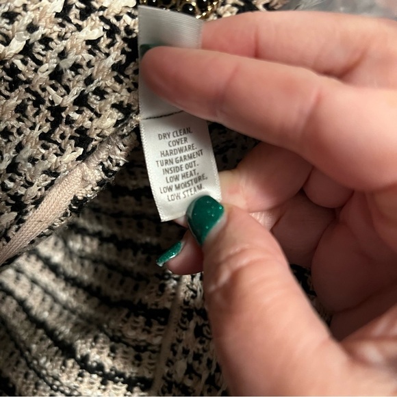 St. John Longline Tweed Blazer Jacket 3/4 Sleeves Women’s Sz 12 Designer Classic - Picture 7 of 16